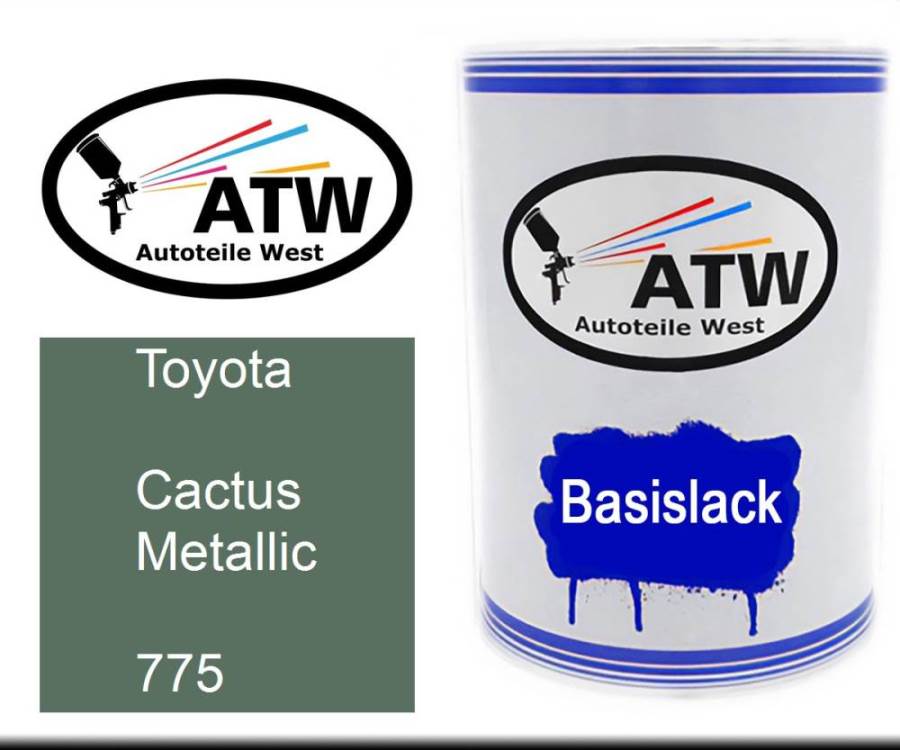 Toyota, Cactus Metallic, 775: 500ml Lackdose, von ATW Autoteile West.